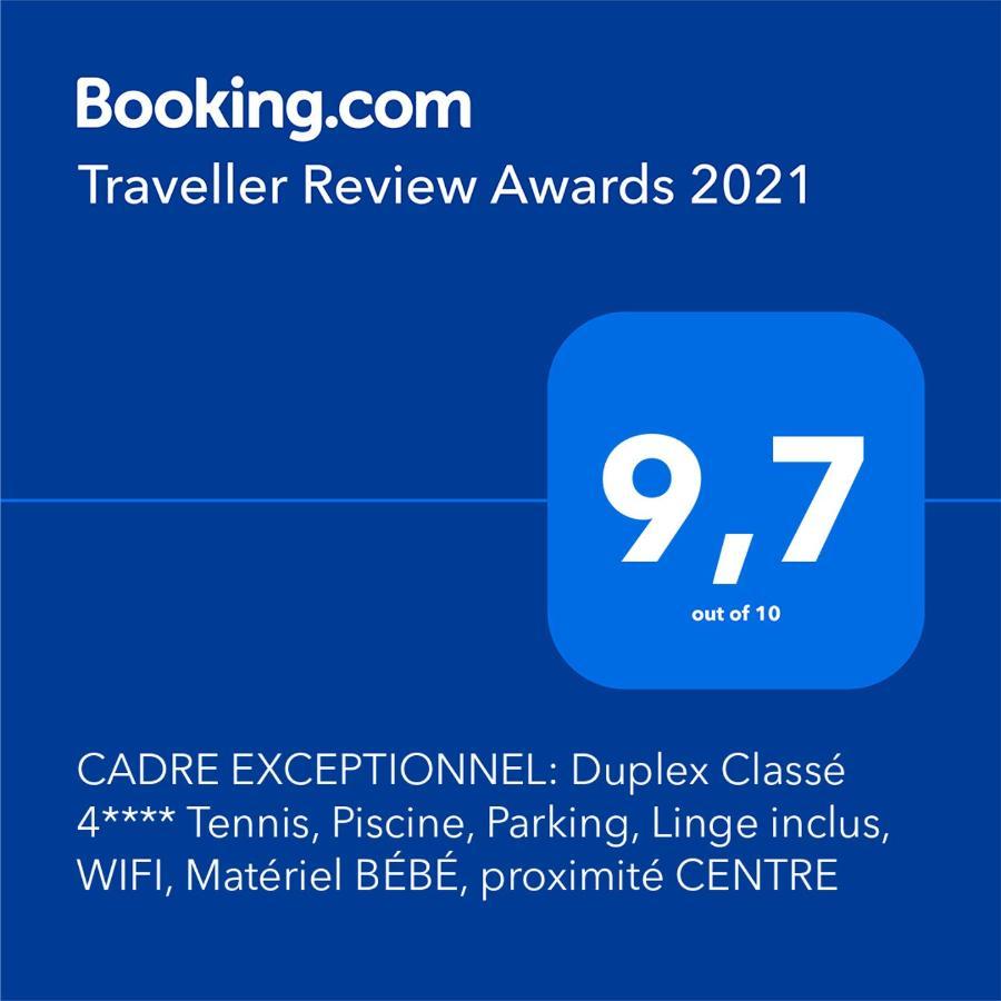 Cadre Exceptionnel: Duplex Classe 4**** Tennis, Piscine, Parking, Linge Inclus, Wifi, Materiel Bebe, Proximite Centre Довил Екстериор снимка